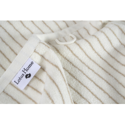 Полотенце Lotus Home Отель Premium - Microcotton Stripe Ecru-Kahve 90*150 550 г/м², , 5