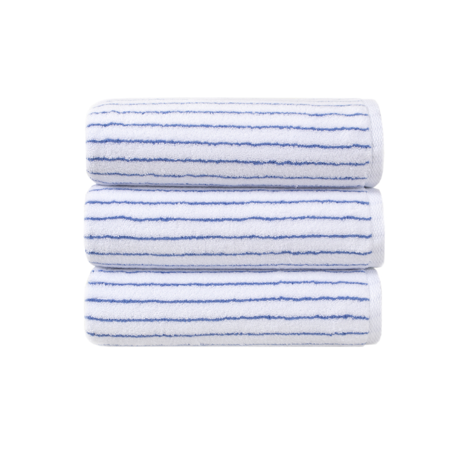 Полотенце Lotus Home Отель Premium - Microcotton Stripe White-Blue 70*140 550 г/м²