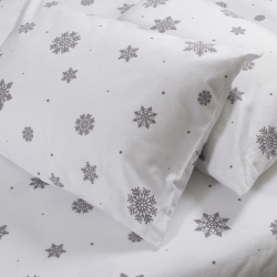 Постельное белье Lotus Home Фланель - Crystal Snow евро, , 4