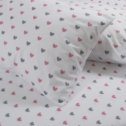 Постельное белье Lotus Home Фланель - Small Hearts евро, , 4