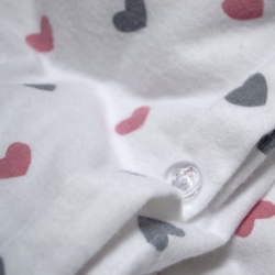 Постельное белье Lotus Home Фланель - Small Hearts евро, , 6