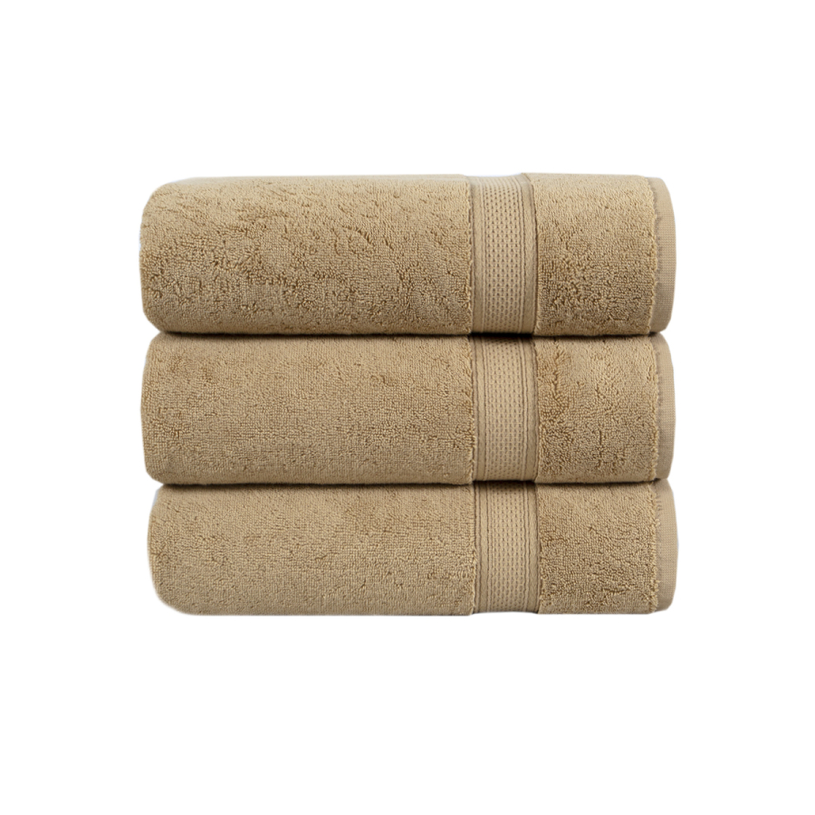 Полотенце махровое Lotus Home - Grand soft twist cappuccino капучино 90*150