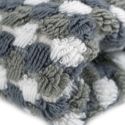 Полотенце Lotus Home - Ruta grey серый 50*70, , 5