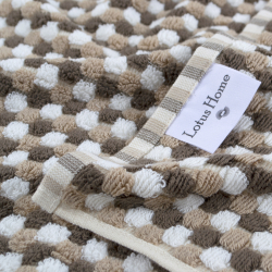 Полотенце Lotus Home - Ruta brown коричневый 70*140, , 4