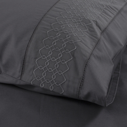 Пододеяльник с наволочками Penelope - Juana anthracite антрацит 240*220+50*70 (2), , 3