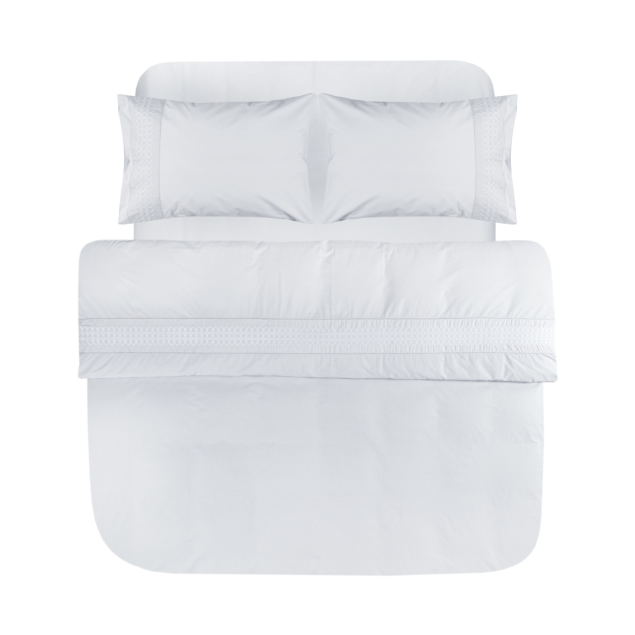 Пододеяльник с наволочками Penelope - Juana white белый 240*220+50*70 (2)