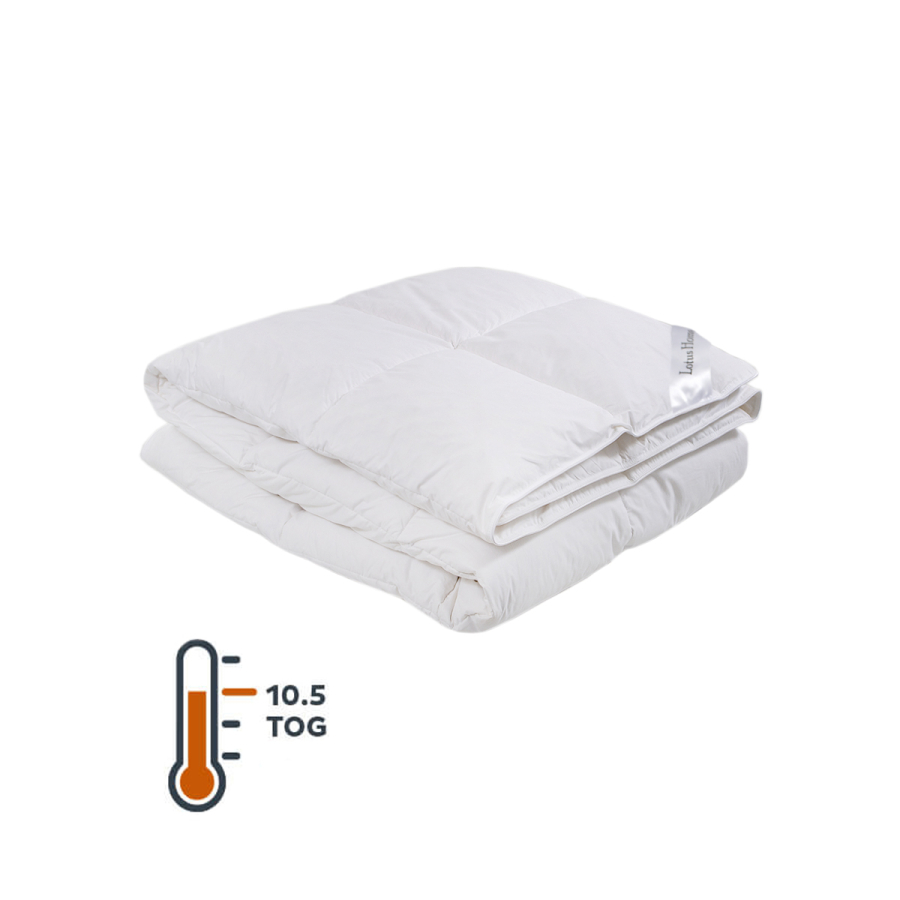 Одеяло Lotus Home - Goose 70% 10,5 tog пуховое 195*215 евро