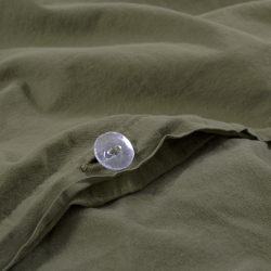 Постельное белье Lotus Home Washed cotton - Kansas зеленый евро, , 5