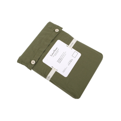 Постельное белье Lotus Home Washed cotton - Kansas зеленый евро, , 6