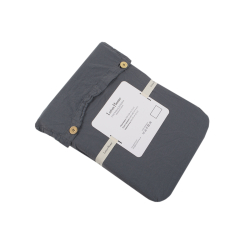 Постельное белье Lotus Home Washed cotton - Kansas антрацит евро, , 6