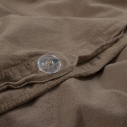 Постельное белье Lotus Home Washed cotton - Kansas коричневый евро, , 5