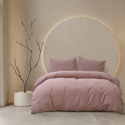 Постельное белье Lotus Home Washed cotton - Kansas пудровый евро, , 3