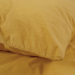 Постельное белье Lotus Home Washed cotton - Kansas желтый евро, , 4