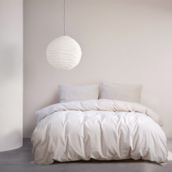 Постельное белье Lotus Home Washed cotton - Kansas бежевый евро, , 3