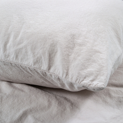 Постельное белье Lotus Home Washed cotton - Kansas бежевый евро, , 4