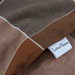 Постельное белье Lotus Home Фланель - Lucca коричневый евро, , 6