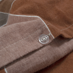 Постельное белье Lotus Home Фланель - Lucca коричневый евро, , 7