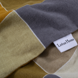 Постельное белье Lotus Home Фланель - Lucca горчичный евро, , 6