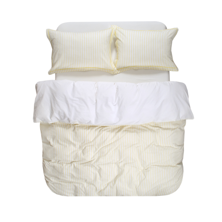 Постельное белье Lotus Home - Timeless желтый семейный