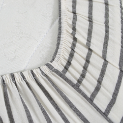 Простынь на резинке с наволочками Lotus Home - Timeless антрацит 160*200+50*70 (2), , 7