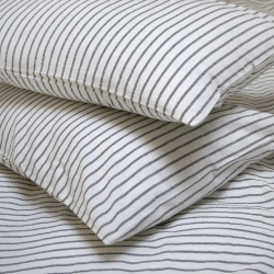 Простынь на резинке с наволочками Lotus Home - Timeless антрацит 180*200+50*70 (2), , 3