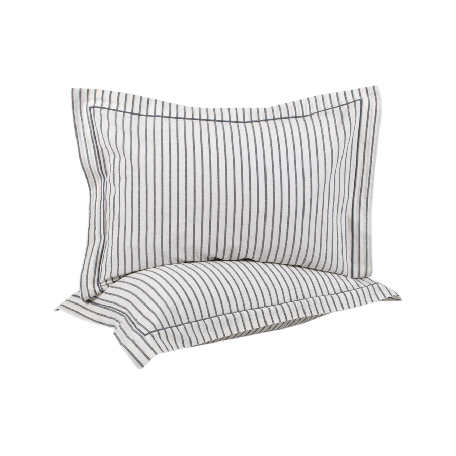 Наволочки Lotus Home - Timeless антрацит 50*70+5 (2 шт)