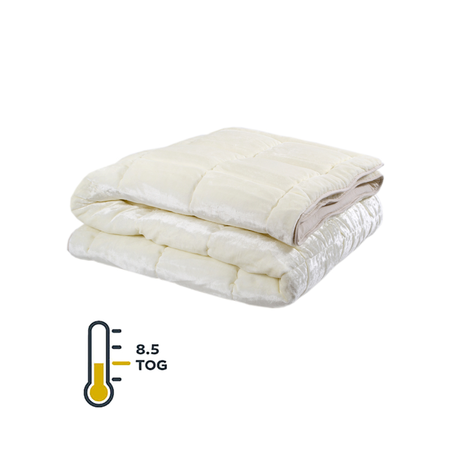 Одеяло Penelope - Velour cream 8,5 tog 155*215 полуторное