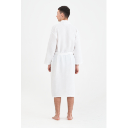 Халат Lotus Home - Waffle white 3XL, , 9