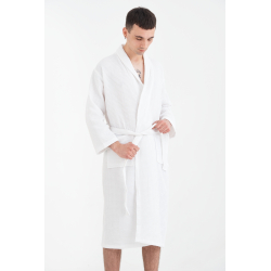 Халат Lotus Home - Waffle white 4XL, , 8