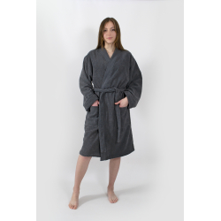 Халат-кимоно Lotus Home - Vera антрацит S/M, , 3