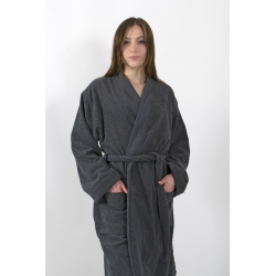 Халат-кимоно Lotus Home - Vera антрацит L/XL, , 4