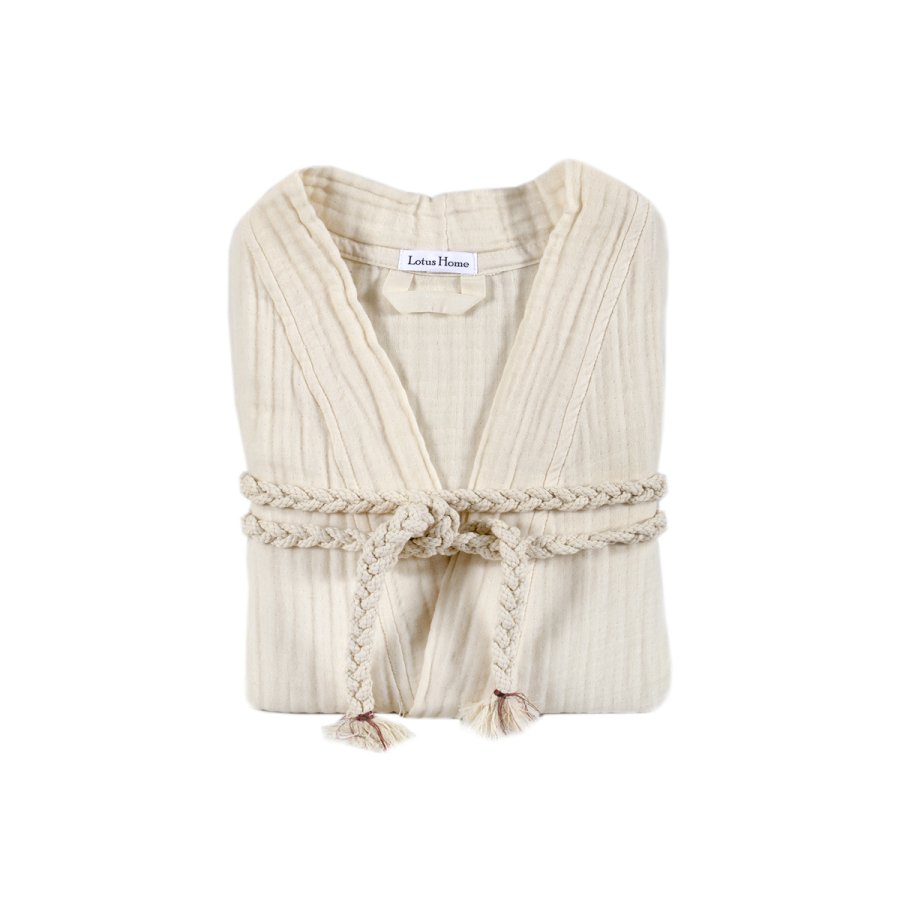 Халат Lotus Home - Nitra muslin beige S/M