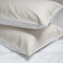 Постельное белье сатин premium 300ТС Lotus Home - Florida бежевый семейный, , 3