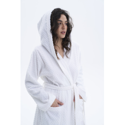 Халат Lotus Home - Larna белый S/M, , 4