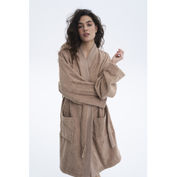 Халат-кимоно Lotus Home - Vera бежевый L/XL, , 5