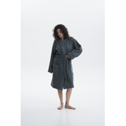 Халат-кимоно Lotus Home - Vera деним S/M, , 3