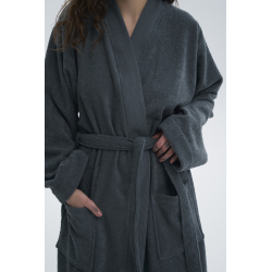 Халат-кимоно Lotus Home - Vera деним S/M, , 5