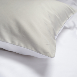 Постельное белье сатин premium 300ТС Lotus Home - Florida серый семейный, , 4