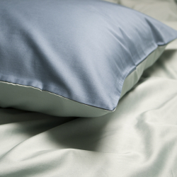 Постельное белье сатин premium 300ТС Lotus Home - Florida деним евро, , 4