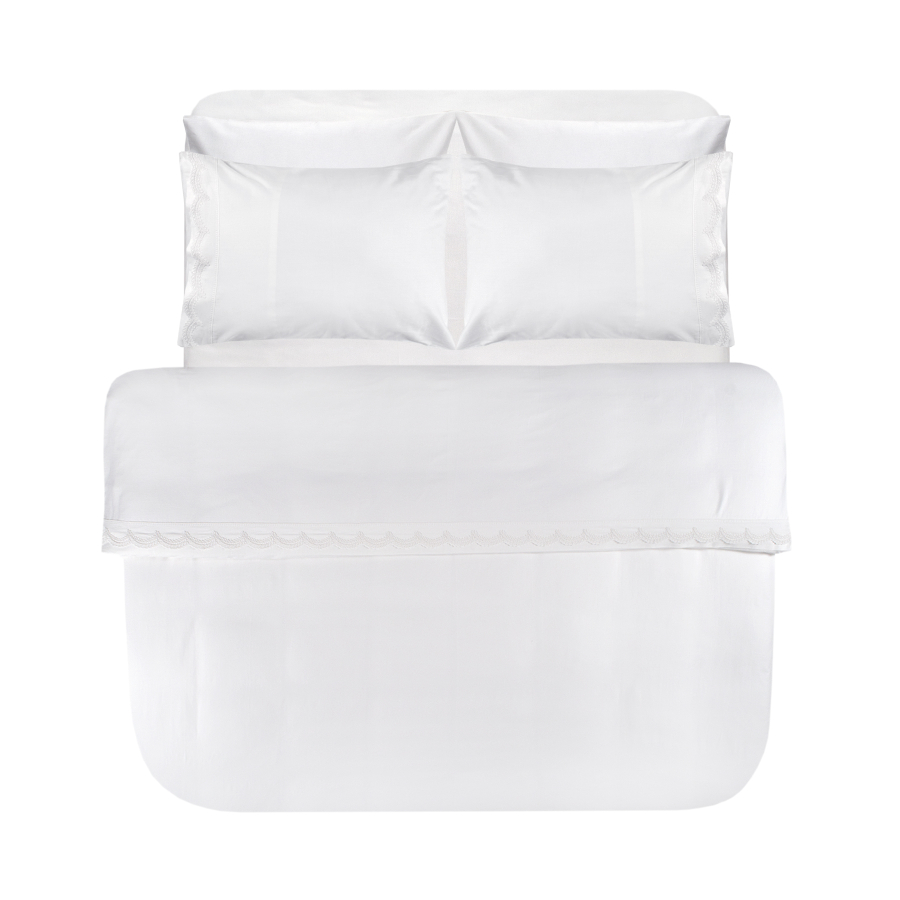 Постельное белье Penelope - Alba white белый king size