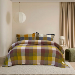 Покрывало Lotus Home - Lucca muslin горчичный 240*260, , 3