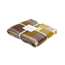 Покрывало Lotus Home - Lucca muslin горчичный 240*260, , 7