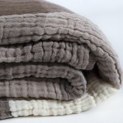 Покрывало Lotus Home - Lucca muslin коричневый 240*260, , 4