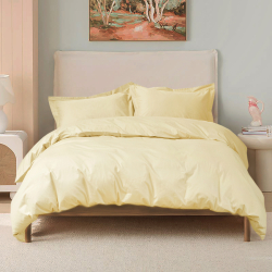 Постельное белье сатин Lotus Home - Dakota Modern масляно-желтый полуторный, , 3