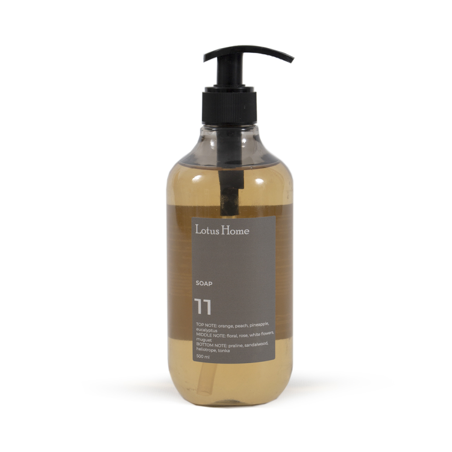Парфюмированное жидкое мыло Lotus Home - 11 (пралине, сандал, гелиотроп, бобы тонка) 500 мл