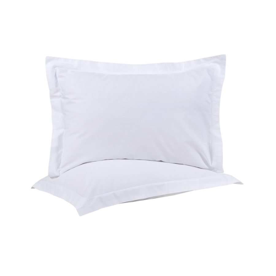 Наволочки сатин Lotus Home - Dakota Modern белый 50*70+5 (2 шт)