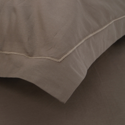 Наволочки сатин Lotus Home - Dakota Modern кофе 50*70+5 (2 шт), , 3