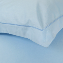 Наволочки сатин Lotus Home - Dakota Modern голубой 50*70+5 (2 шт), , 3