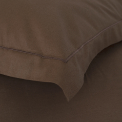 Наволочки сатин Lotus Home - Dakota Modern шоколадный 50*70+5 (2 шт), , 3