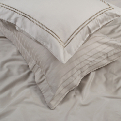 Постільна білизна Dantela Vita сатин з вишивкою - Imge bej бежевий сімейний, , 6